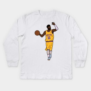 Kyrie Irving - Los Angeles Lakers Kids Long Sleeve T-Shirt